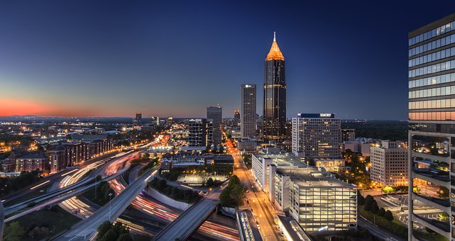 Atlanta, Skyline, Georgia, Downtown