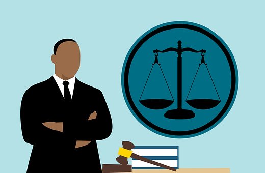 Lawyer, Judge, African, Cartoon, Man