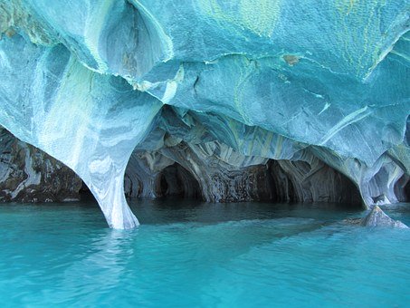 Marble, Cave, Marble Cave, Blue