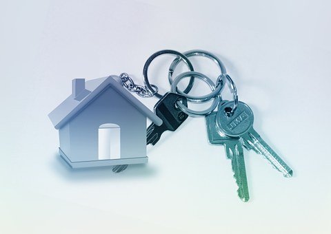 Home, Key, Keychain, Door Key, Turnkey
