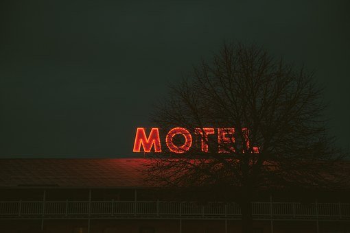 Motel, Holiday, Vacation, Hotel, Neon