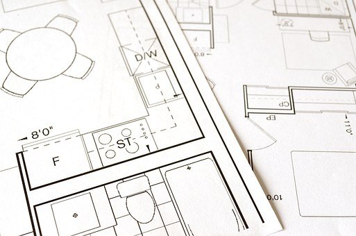 Floor Plan, Blueprint, House, Home