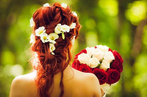 Bride, Wedding, Redhead, Red Hair