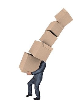 Man, Moving Boxes, Carrying Boxes, Move