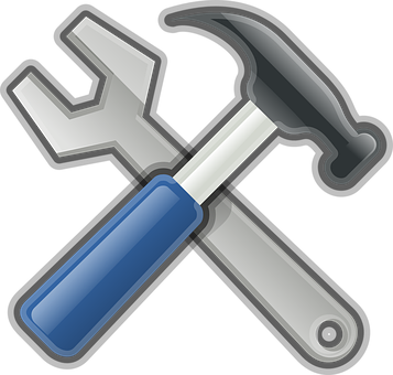 Hammer, Wrench, Repair, Work, Industry
